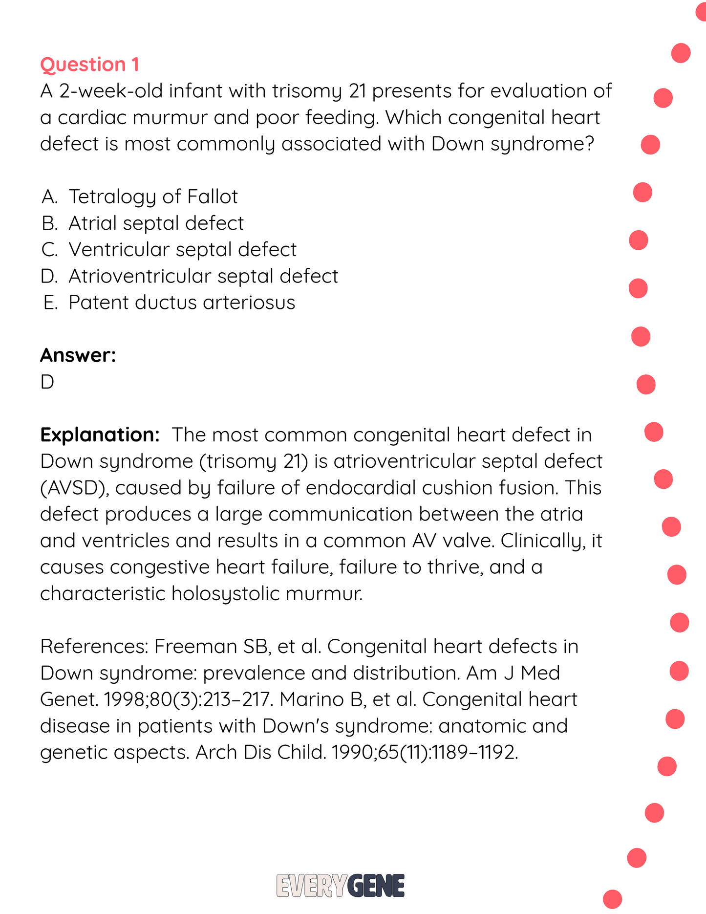 Genetics Workbook for Pediatric Boards: 20 Board-Style Questions for Pediatric Residents