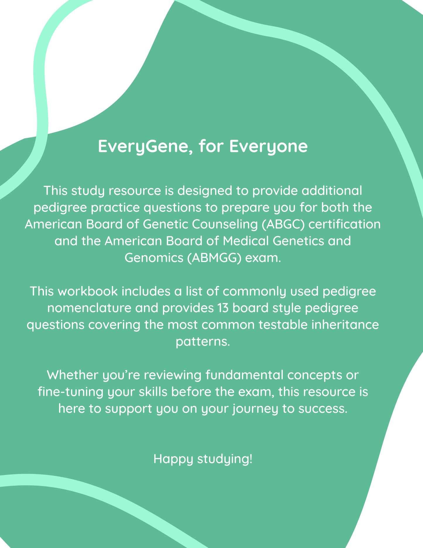 EveryGene Pedigree Workbook (Versions in Portuguese & English)